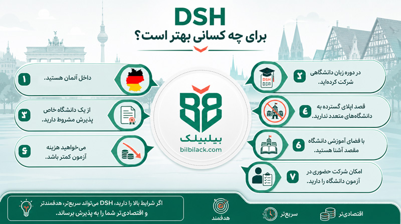DSH برای چه کسانی بهتر است؟