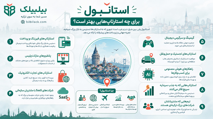 استانبول برای چه استارتاپ‌هایی بهتر است؟