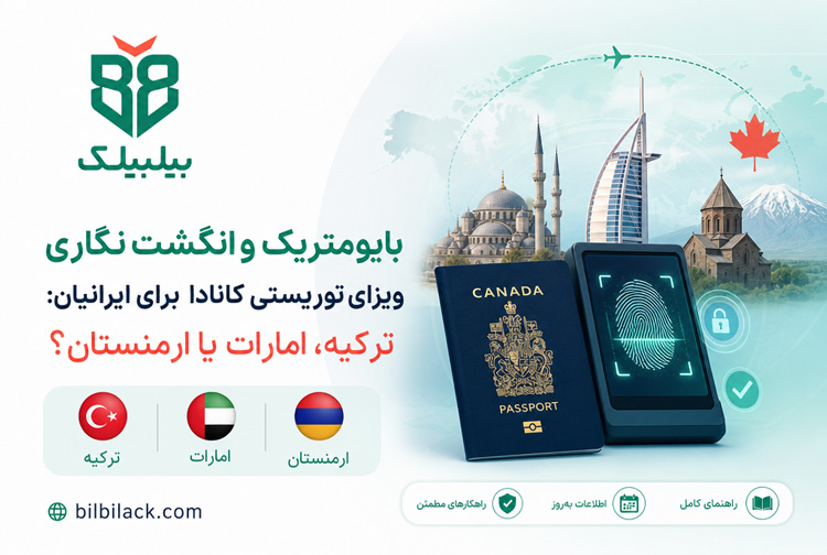 بایومتریک و انگشت نگاری ویزای توریستی کانادا برای ایرانیان