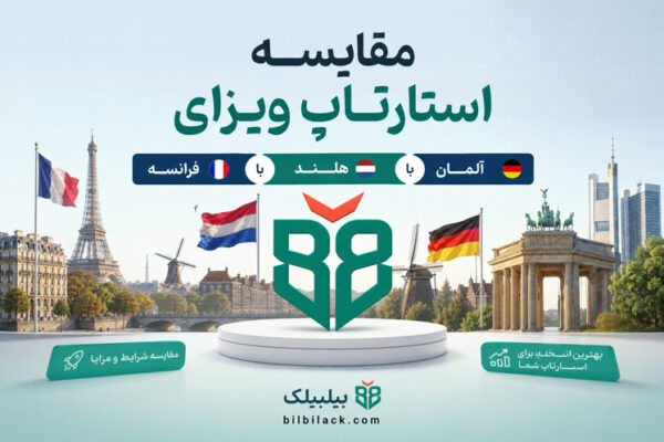 مقایسه استارتاپ ویزای هلند با فرانسه و آلمان