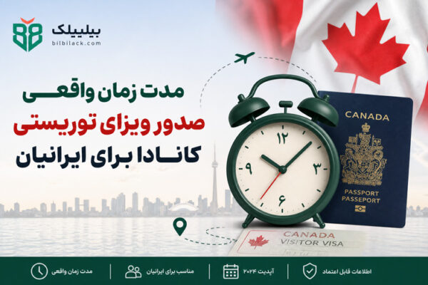 مدت زمان واقعی صدور ویزای توریستی کانادا برای ایرانیان